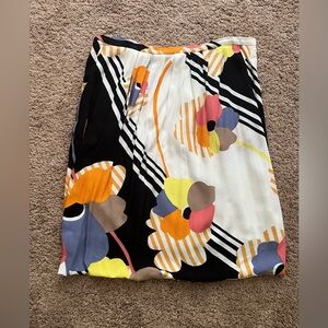 See by Chloe print pencil skirt designer, Sz US 6